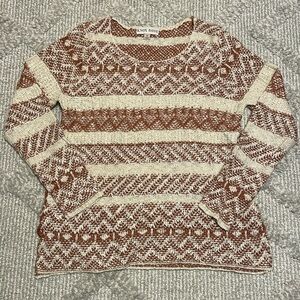 Knox Rose Crochet Knit Sweater